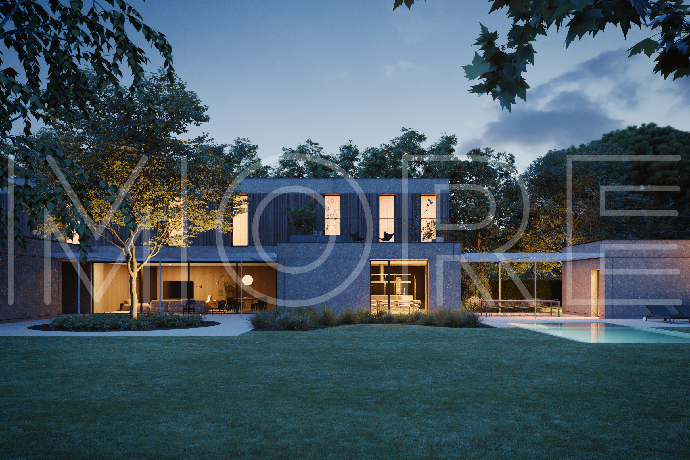 Villa singola moderna su misura