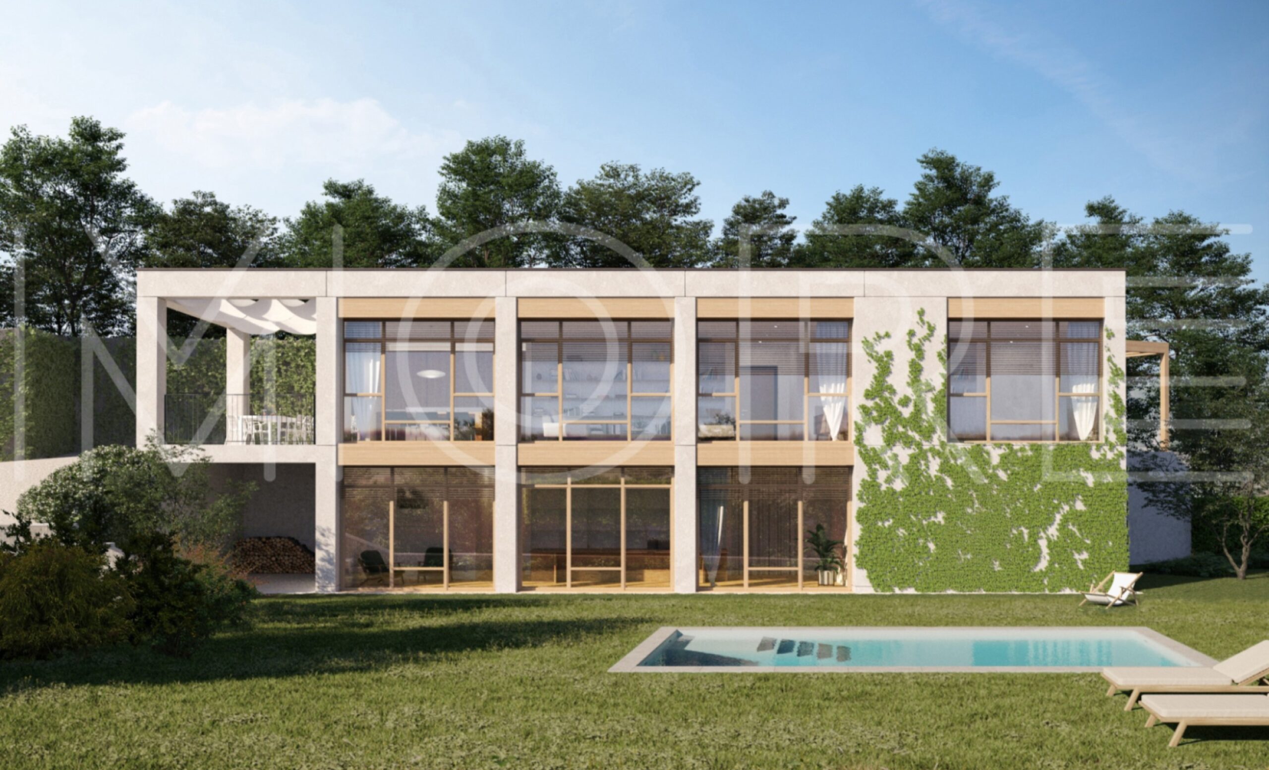 Villa singola di design moderno